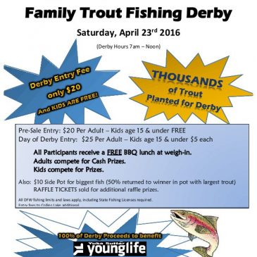Collins Lake Family Trout Derby
