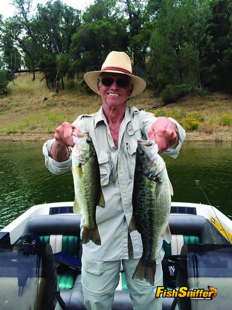 Rowland Martin teamed up with master bass guide Don Paganelli on June 4. The pair hooked a bunch of bass at Folsom Lake including these handsome spots.