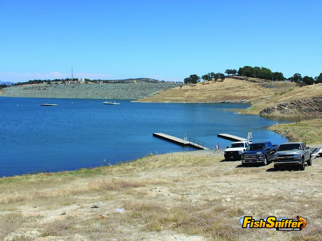 The boat ramp at the Blue Oaks Recreation Area is in full operation and the reservoir is in great shape for fishing and boating.