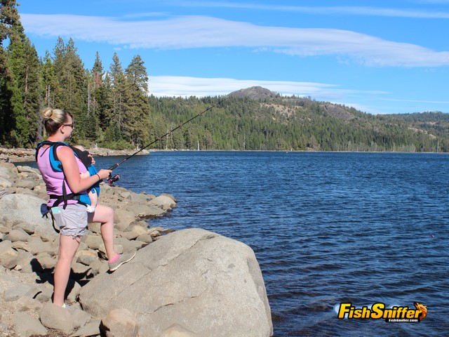 Lake Valley Reservoir is a great reservoir to families to fish for rainbow trout and brown bullhead catfish in solitude.