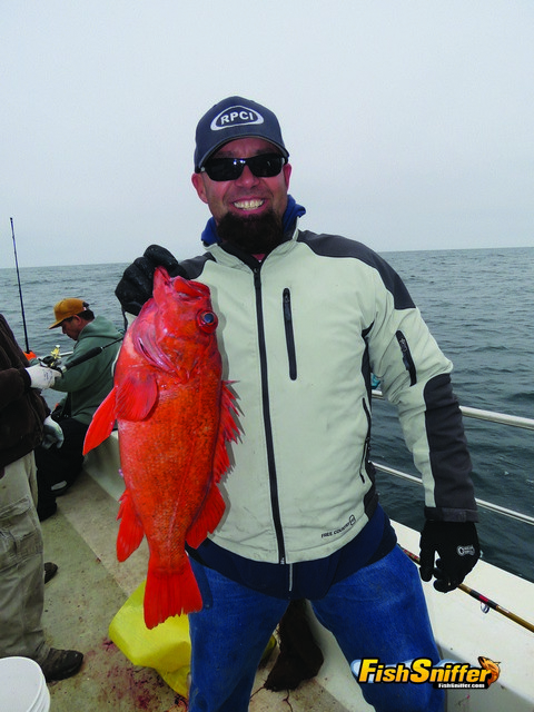 Big vermilion rockfish showed up in big numbers for anglers probing the bottom during the September 15 Cal Kellogg School of Fishing/Golden Eye 2000 trip to the rich waters surrounding the Farallon Islands.