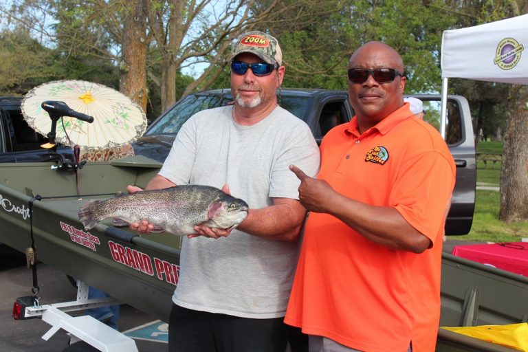 Anglers Battle Huge Rainbows During SMUD Rancho Seco Trout Derby