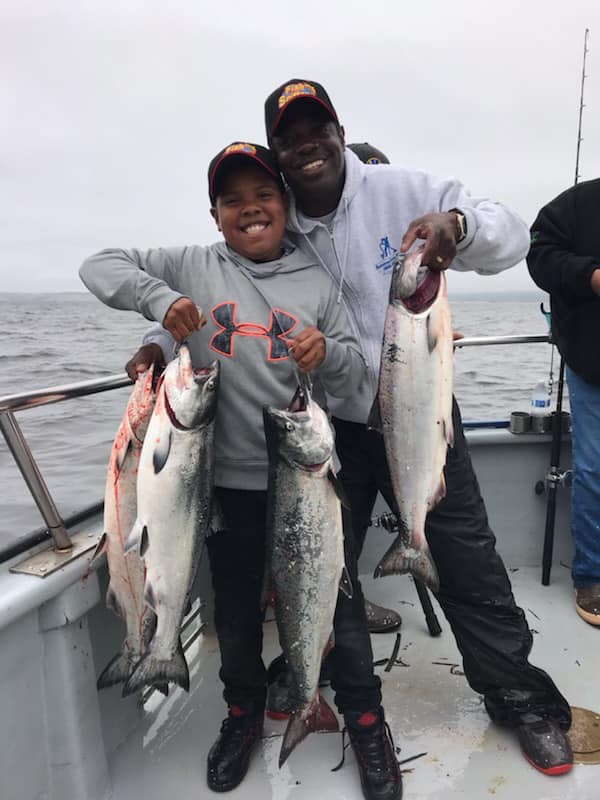Epic Salmon Action Aboard The New Easy Rider!