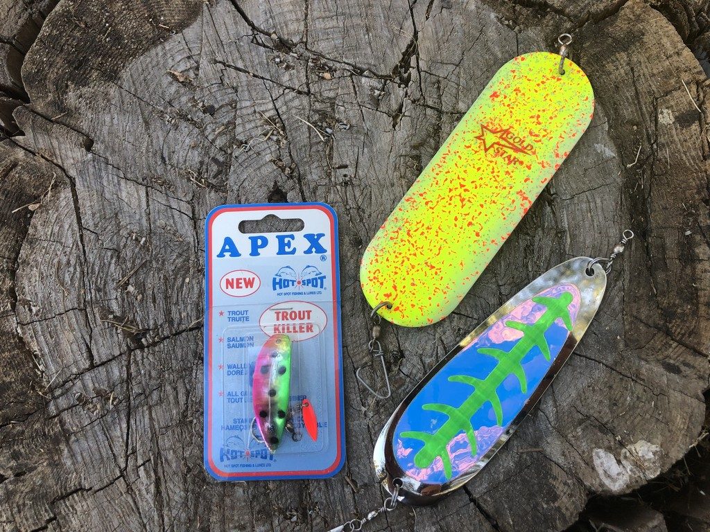 Apex Tackle Freshwater Fishing Spoon Lure Kit for Trout, Assorted