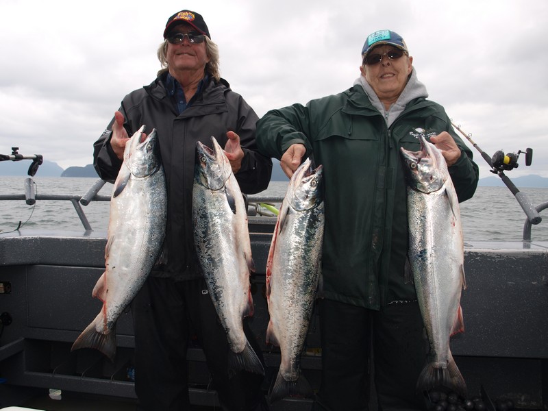 Alaskan Halibut and Salmon with Eagle Charters